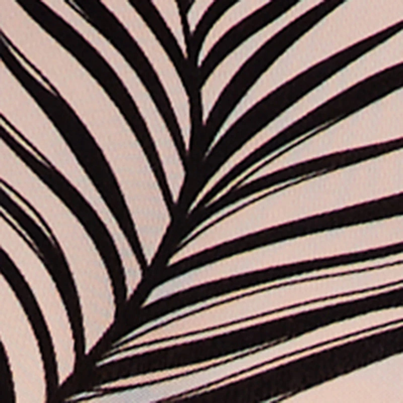 Plus Leaf Velvet Burnout Mock Neck Bodysuit