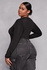 Plus Daisy Double Layer Bodysuit