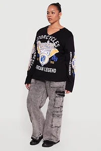 Plus Motorcycles American Legend Long Sleeve T-Shirt