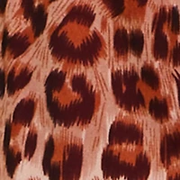 Plus Printed Mesh Long Sleeve Sweetheart Tie Front Top