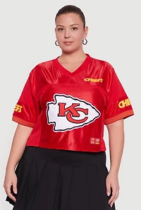 Plus NFL Chiefs Cropped Jersey