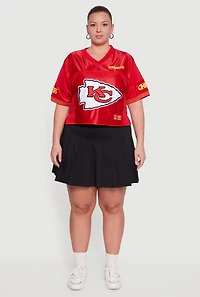 Plus NFL Chiefs Cropped Jersey