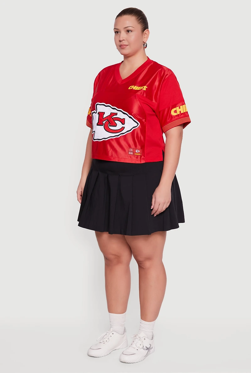 Plus NFL Chiefs Cropped Jersey