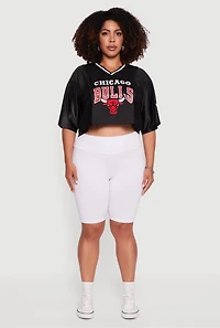 Womens Plus NBA Chicago Bulls Cropped Jersey,