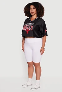 Womens Plus NBA Chicago Bulls Cropped Jersey,