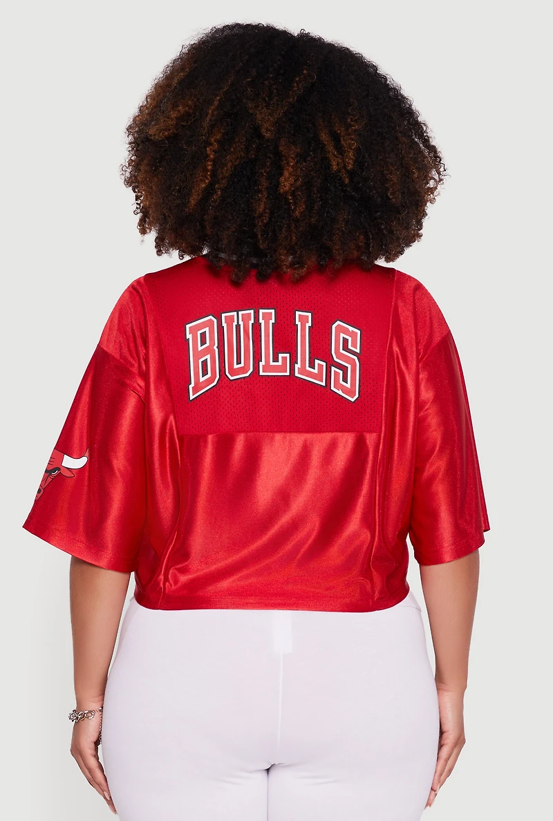 Plus NBA Chicago Bulls Cropped Jersey