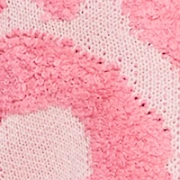 Plus Tufted Knit Cropped Button Front Cardigan