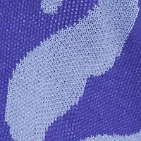 Plus Swirl Print Button Front Long Sleeve Cardigan