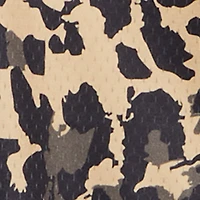 Plus Leopard Print Graphic Football Jersey