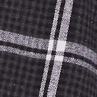 Plus 1986 Patch Plaid Cropped Button Front Shirt