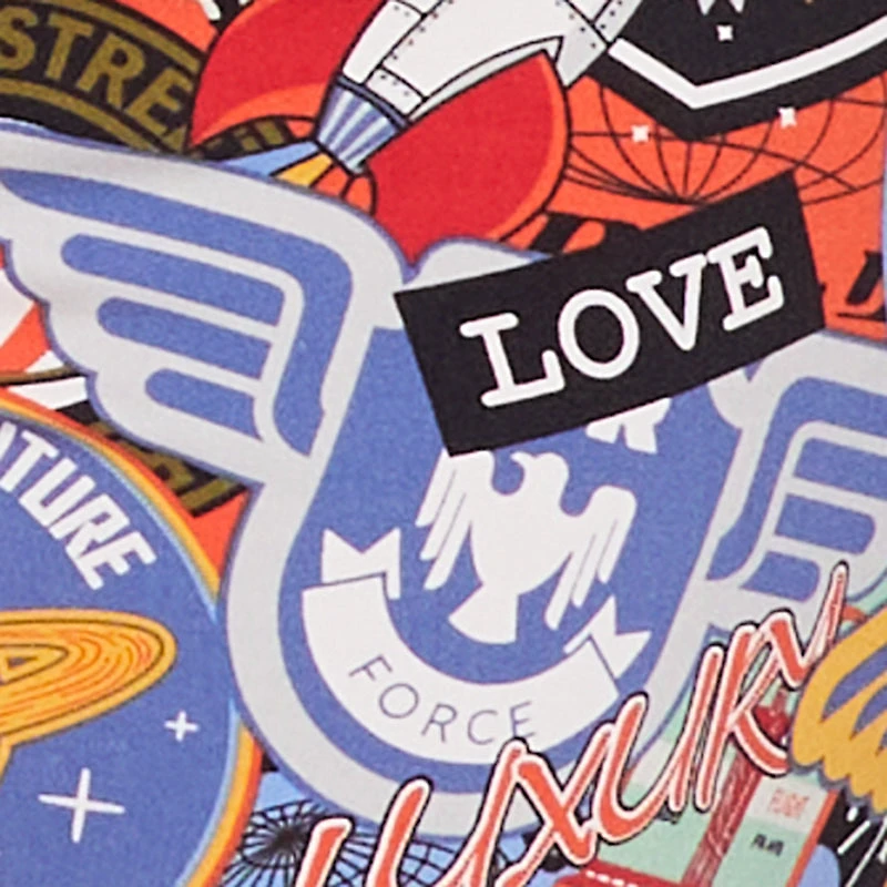 Plus Side Ruched Patterned Zip Front Cropped Jacket