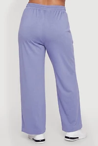Plus Zip Pocket Pintuck Sweatpants