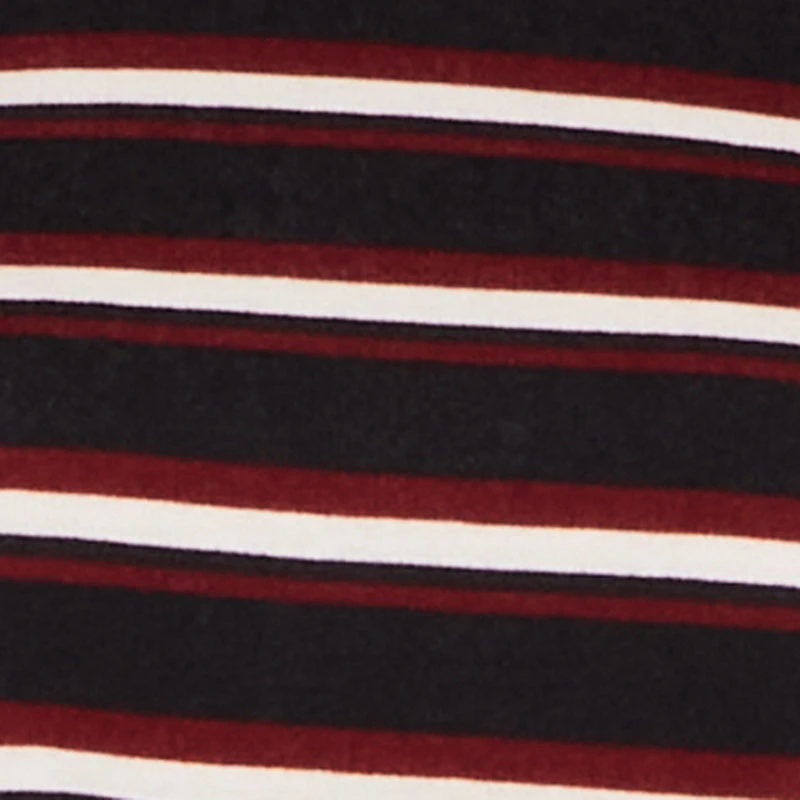 Plus Striped Cropped Toggle Drawstring Hem Sweatshirt