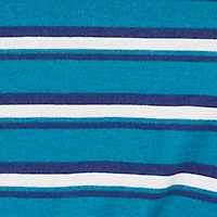 Plus Striped High Waisted Fleece Lined Skirt