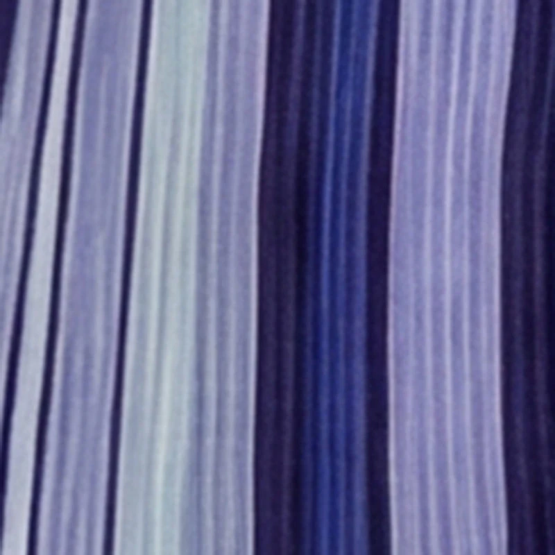 Plus Striped Plisse Wide Leg Pants