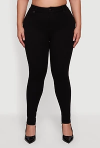 Plus High Waisted Dress Pants