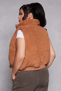 Plus Almost Famous Sherpa Vest
