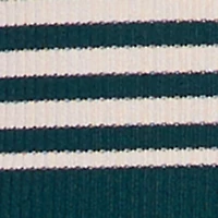 Plus Striped Off the Shoulder Midi Sweater Dress