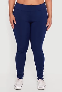 Plus Varsity Stripe Side Leggings