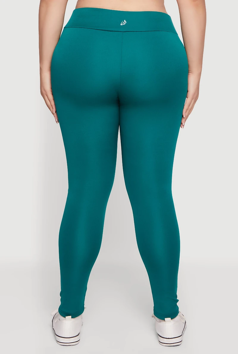 Plus High Waisted Active Leggings