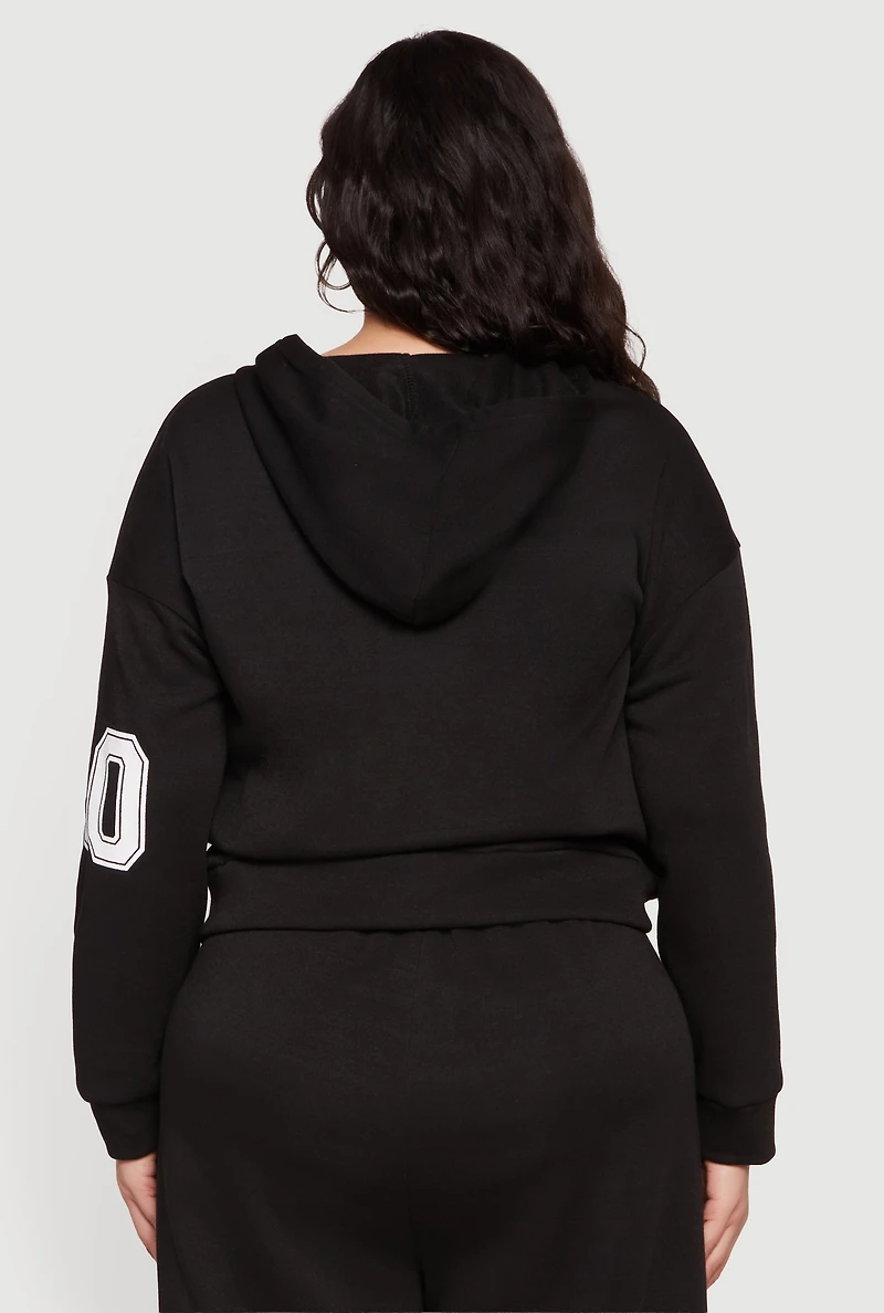 Plus Brooklyn 90 New York Graphic Hoodie