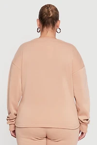 Plus Love That For You Graphic Sweatshirt