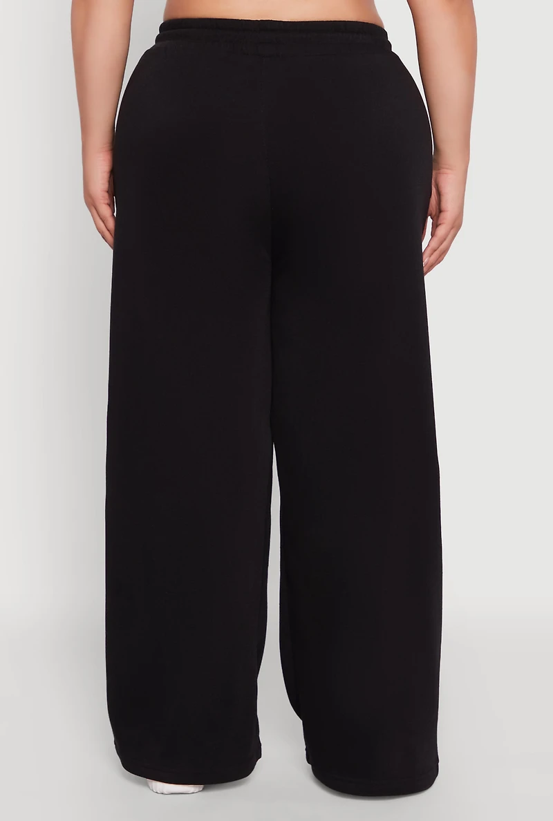 Womens Plus New York Graphic Sweatpants, 2X