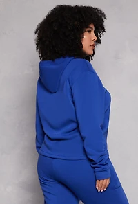 Plus Fleece Pullover Hoodie