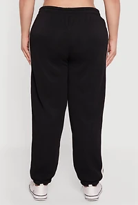 Plus Embroidered Beyond Blessed Graphic Sweatpants