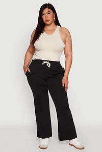 Womens Plus 2007 Flawless Wide Leg Sweatpants,