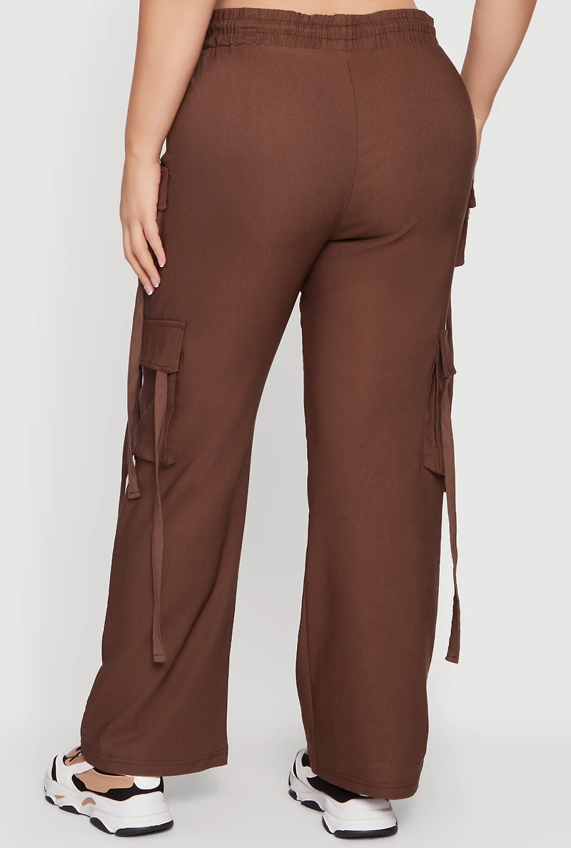 Plus Strappy Multi Pocket Cargo Pants