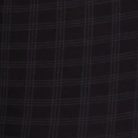 Plus High Waisted Plaid Scuba Dress Pants