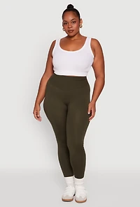 Plus High Waist Seamless Leggings
