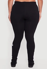 Plus Grace of God Cross Print Leggings