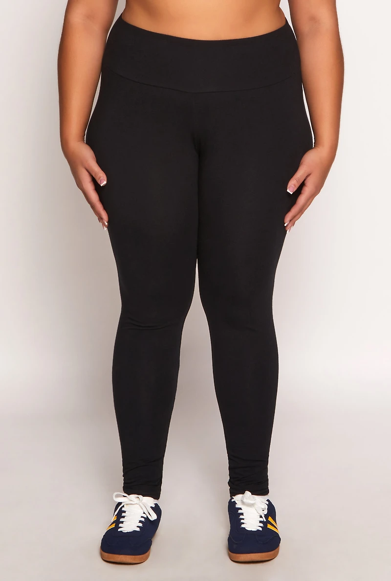 Plus High Waist Leggings