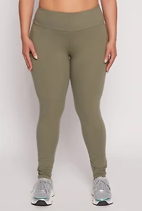 Womens Plus High Waist Leggings,