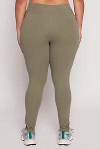 Womens Plus High Waist Leggings,