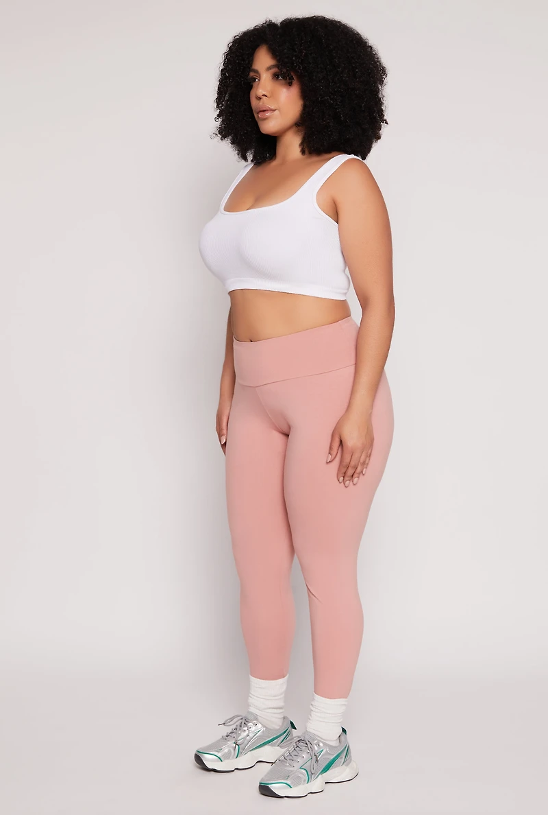 Plus High Waist Leggings
