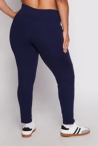 Plus Fleece Lined High Waist Leggings