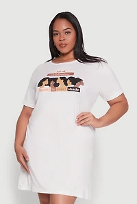 Plus Size Juneteenth Graphic Sleepshirt