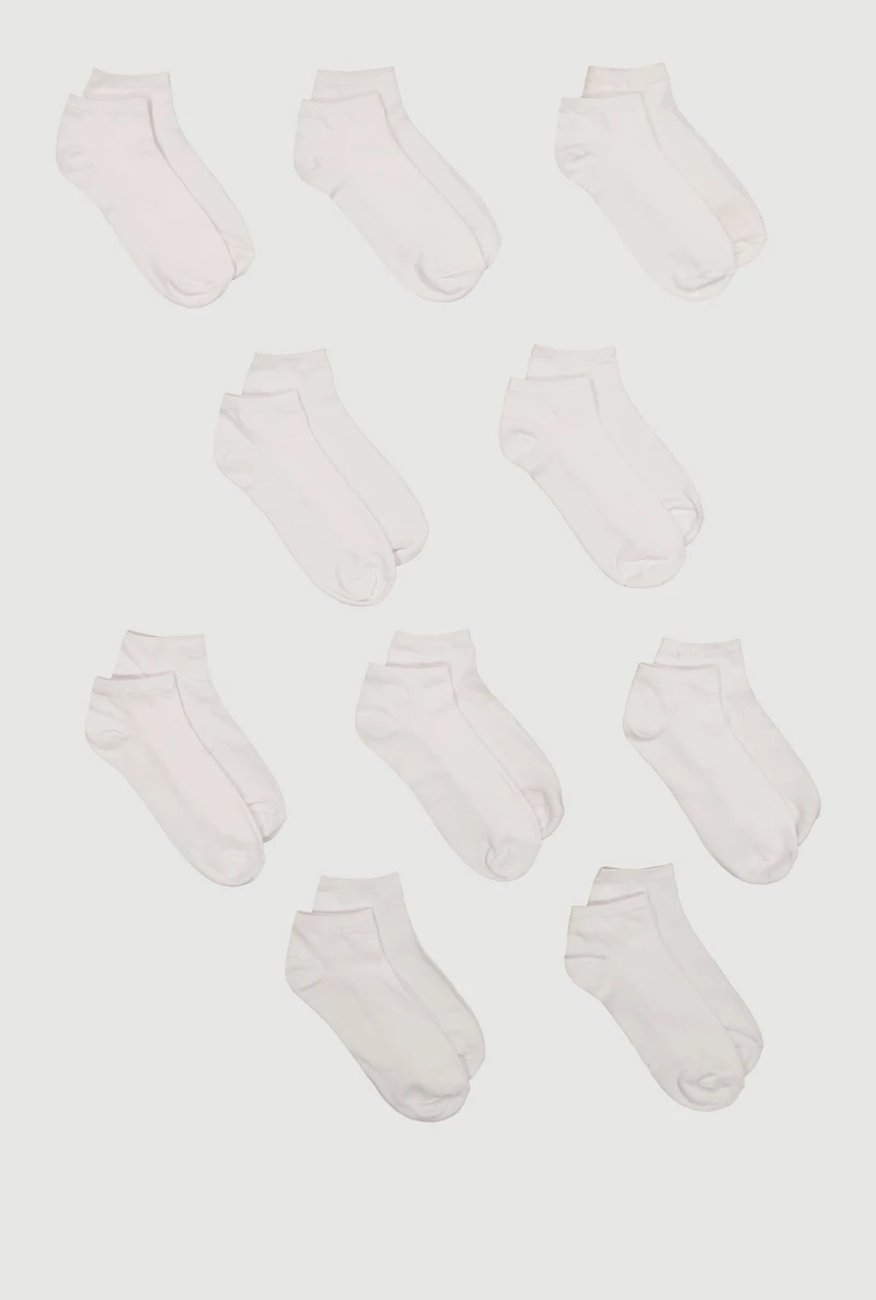 Low Cut Socks 10 Pack