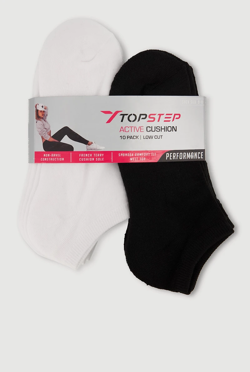 Low Cut Ankle Socks 10 Pack 9-11