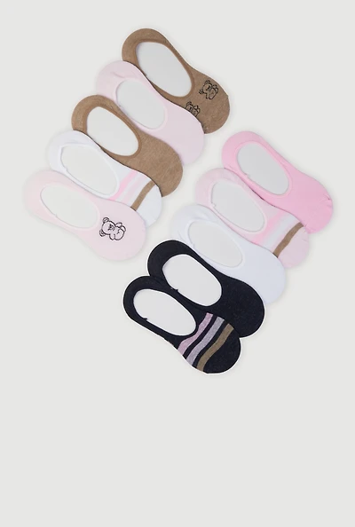 Assorted Ballet Socks 10 Pack 4-10