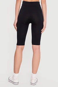 Seamless Mid Rise Biker Shorts
