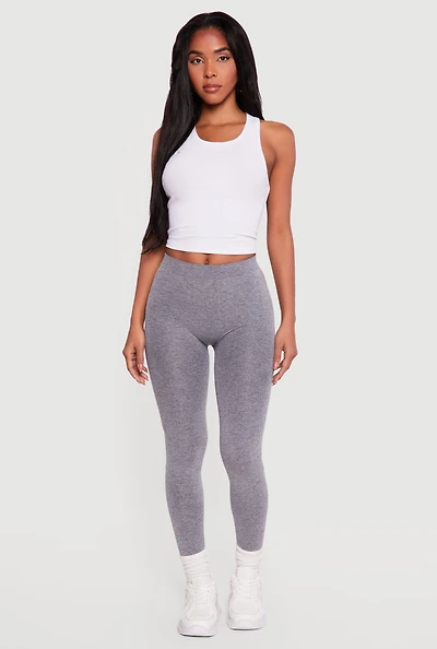 High Waisted Seamless Stretchy Leggings
