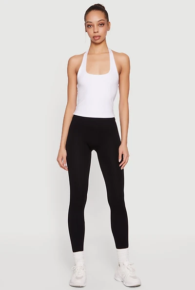 High Waisted Basic Leggings