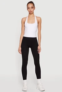 High Waisted Basic Leggings