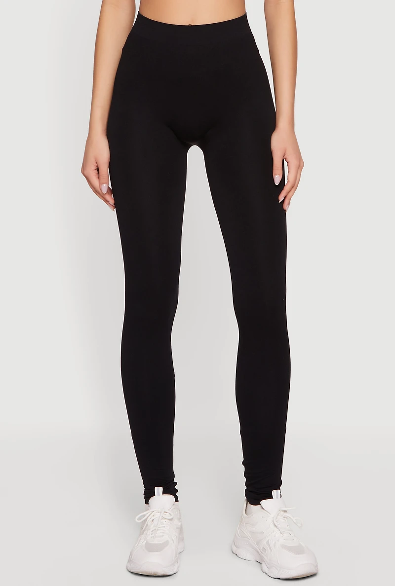 High Waisted Basic Leggings