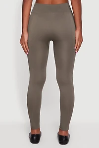 High Waisted Fleece Lined Leggings