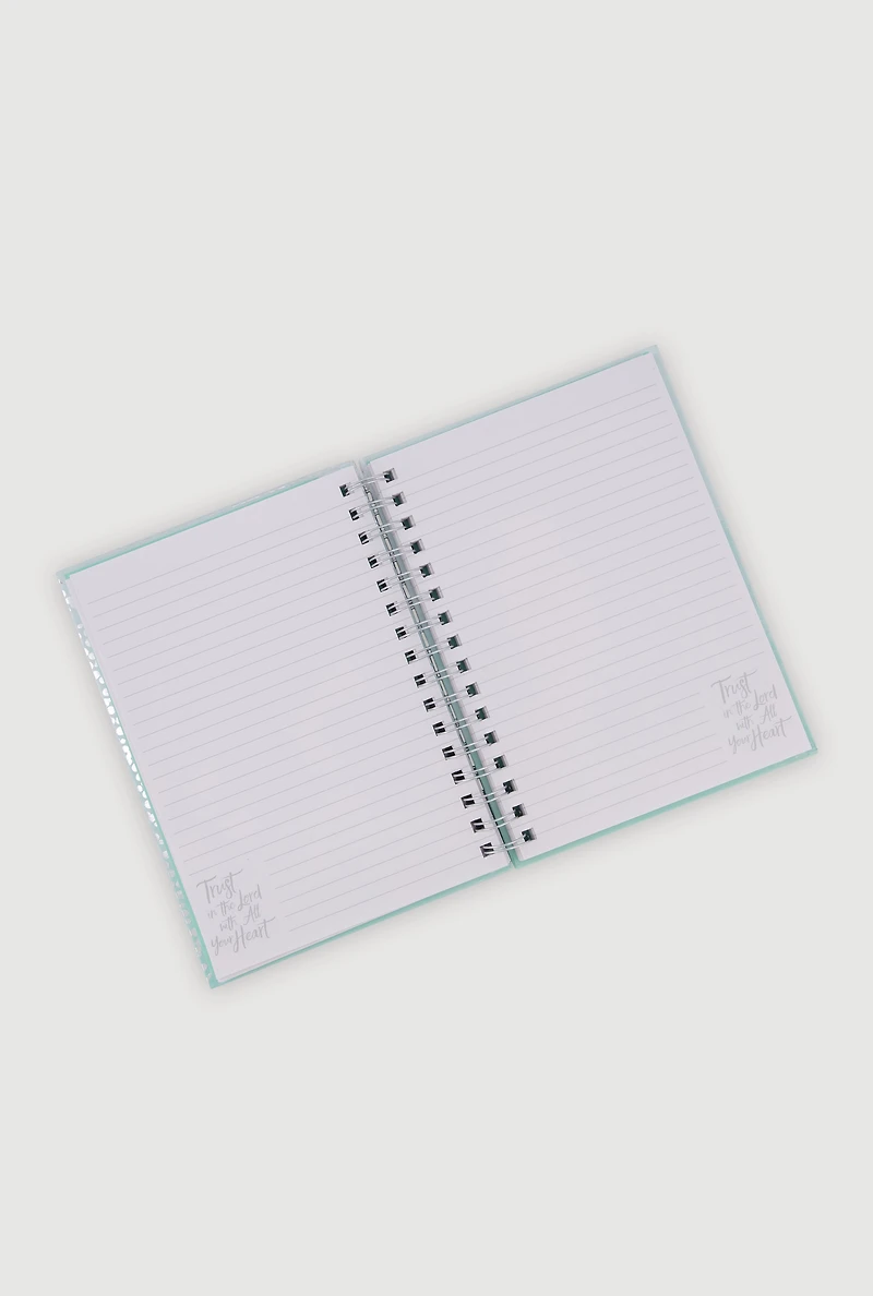 Trust In The Lord With All Your Heart Spiral Notebook